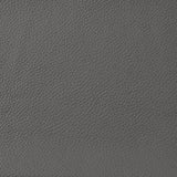Massage Recliner Chair Grey Real Leather