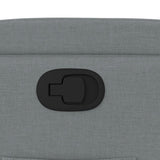 Recliner Chair Light Grey Fabric - Extra Image