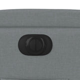 Electric Recliner Chair Light Grey Fabric