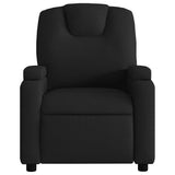 Electric Massage Recliner Chair Black Fabric