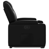 Stand up Recliner Chair Black Faux Leather