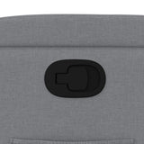 Recliner Chair Light Grey Fabric