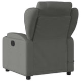 Massage Recliner Chair Dark Grey Fabric - Top-Down View