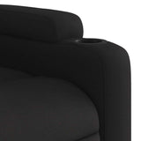 Massage Recliner Chair Black Fabric - Extra Image