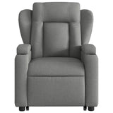 Stand up Recliner Chair Dark Grey Fabric - Extra Image
