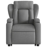 Electric Stand up Massage Recliner Chair Dark Grey Fabric - Extra Image