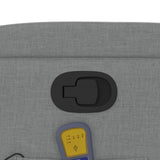 Massage Recliner Chair Light Grey Fabric - Extra Image