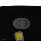 Massage Recliner Chair Black Fabric - Extra Image