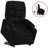 Stand up Recliner Chair Black Fabric