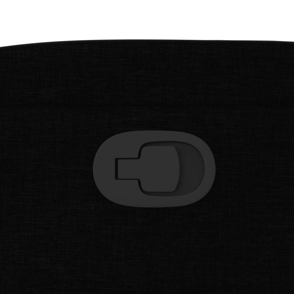 Stand up Recliner Chair Black Fabric