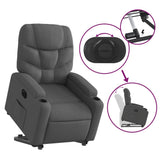 Electric Stand up Recliner Chair Dark Grey Fabric - Extra Image