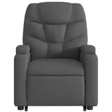Electric Stand up Massage Recliner Chair Dark Grey Fabric - Extra Image