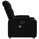 Electric Stand up Massage Recliner Chair Black Fabric - Extra Image