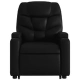 Stand up Recliner Chair Black Faux Leather - Extra Image