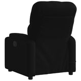 Electric Massage Recliner Chair Black Fabric - Top-Down View