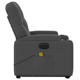 Electric Stand up Massage Recliner Chair Dark Grey Fabric - Extra Image