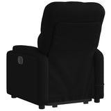 Electric Stand up Massage Recliner Chair Black Fabric - 45-Degree Angle
