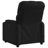 Massage Recliner Chair Black Faux Leather - Top-Down View