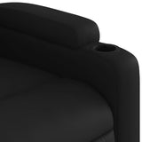 Massage Recliner Chair Black Faux Leather - Extra Image