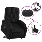 Stand up Massage Recliner Chair Black Faux Leather - Extra Image