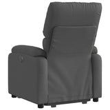 Stand up Recliner Chair Dark Grey Fabric