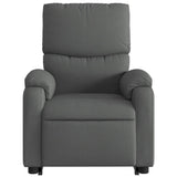 Stand up Massage Recliner Chair Dark Grey Fabric - Extra Image