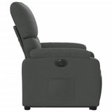 Electric Stand up Recliner Chair Dark Grey Fabric - Extra Image