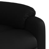 Electric Massage Recliner Chair Black Faux Leather - Extra Image
