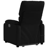 Electric Stand up Massage Recliner Chair Black Faux Leather - 45-Degree Angle