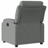 Recliner Chair Dark Grey Fabric