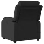 Electric Massage Recliner Chair Black Fabric, image 5