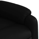 Massage Recliner Chair Black Faux Leather - Extra Image