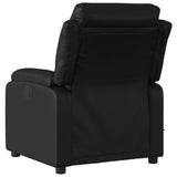 Electric Massage Recliner Chair Black Faux Leather - 45-Degree Angle