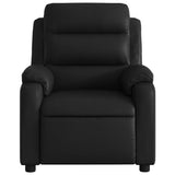Electric Massage Recliner Chair Black Faux Leather - Extra Image
