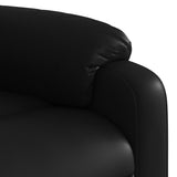 Electric Massage Recliner Chair Black Faux Leather - Extra Image