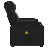 Electric Massage Recliner Chair Black Faux Leather - Extra Image