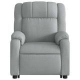 Stand up Massage Recliner Chair Light Grey Fabric - Extra Image