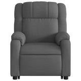 Electric Stand up Massage Recliner Chair Dark Grey Fabric - Extra Image