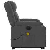 Electric Stand up Massage Recliner Chair Dark Grey Fabric - Extra Image