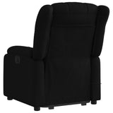 Electric Stand up Massage Recliner Chair Black Faux Leather - 45-Degree Angle