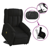 Electric Stand up Massage Recliner Chair Black Faux Leather - Extra Image