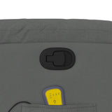 Massage Recliner Chair Dark Grey Fabric - Extra Image