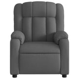 Electric Massage Recliner Chair Dark Grey Fabric - Extra Image