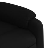 Stand up Massage Recliner Chair Black Fabric - Extra Image
