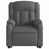 Electric Stand up Massage Recliner Chair Dark Grey Fabric - Extra Image