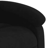 Massage Recliner Chair Black Velvet - Extra Image