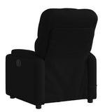 Massage Recliner Chair Black Fabric - Top-Down View