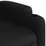 Massage Recliner Chair Black Faux Leather - Extra Image