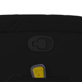 Massage Recliner Chair Black Faux Leather - Extra Image
