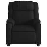 Massage Recliner Chair Black Faux Leather